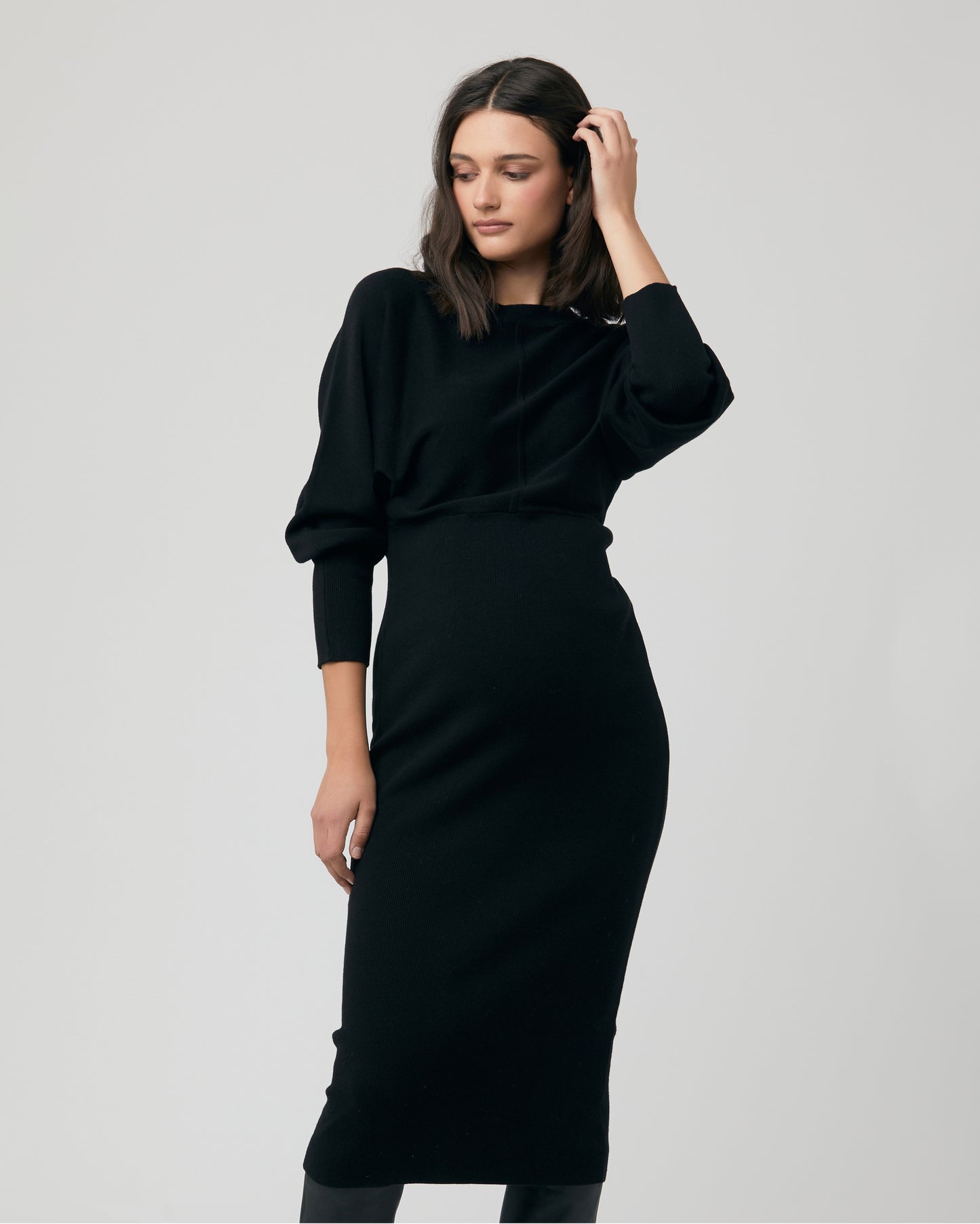 Sloane Knit Dress - Black